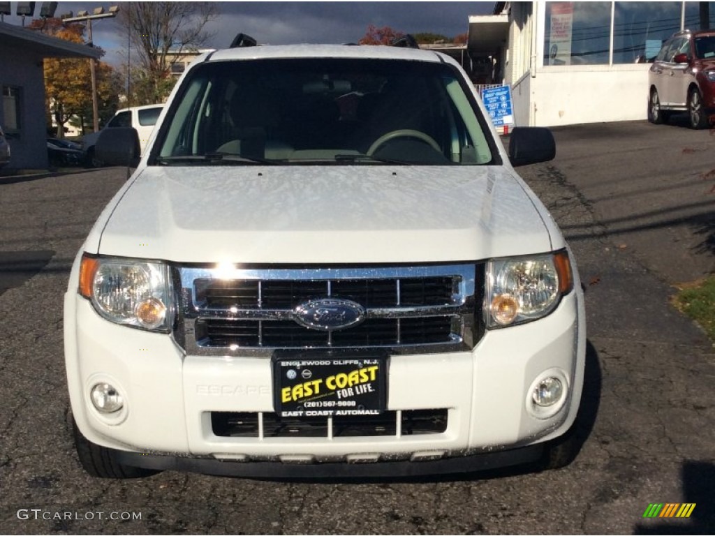 2008 Escape Hybrid 4WD - Oxford White / Stone photo #2