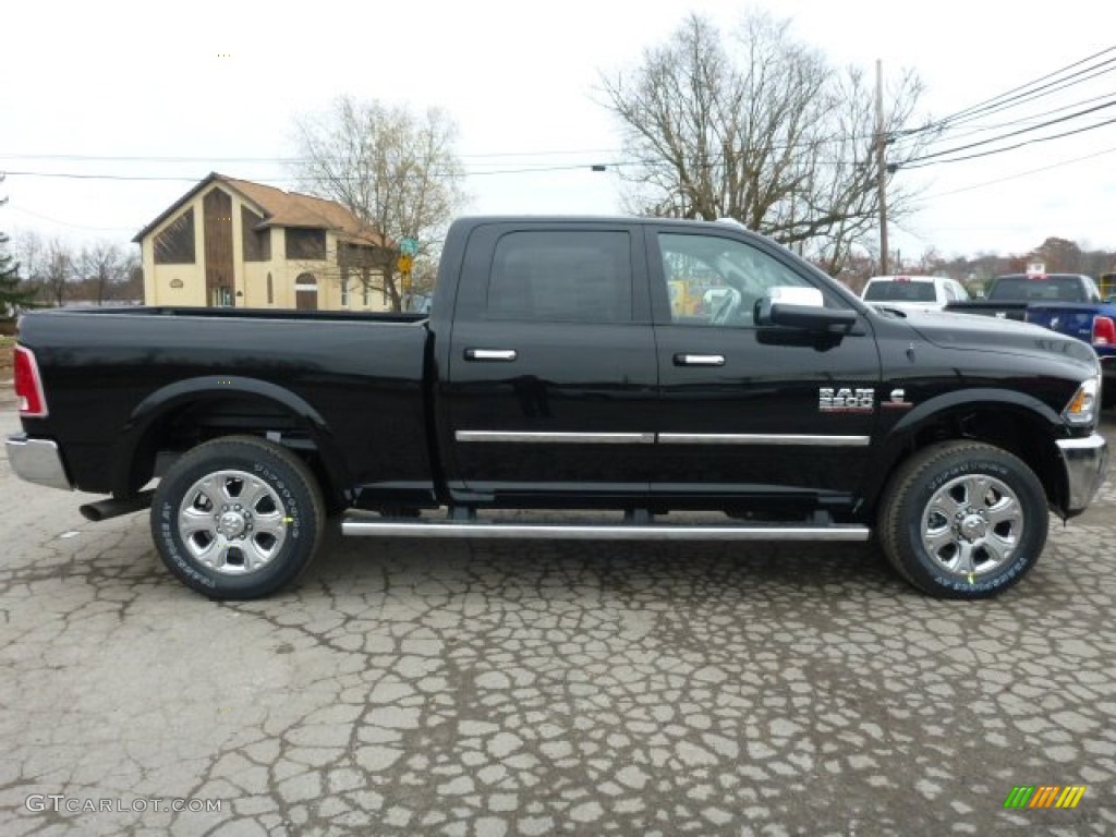 Black 2015 Ram 2500 Laramie Longhorn Crew Cab 4x4 Exterior Photo #98967676