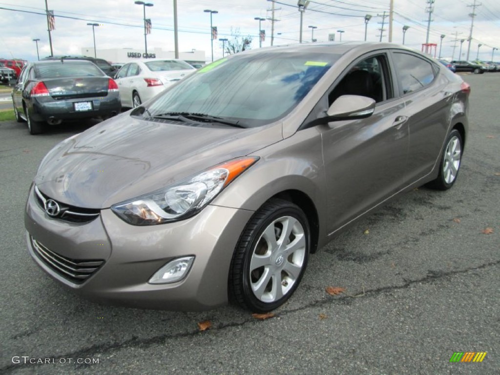 2012 Elantra Limited - Desert Bronze / Black photo #2