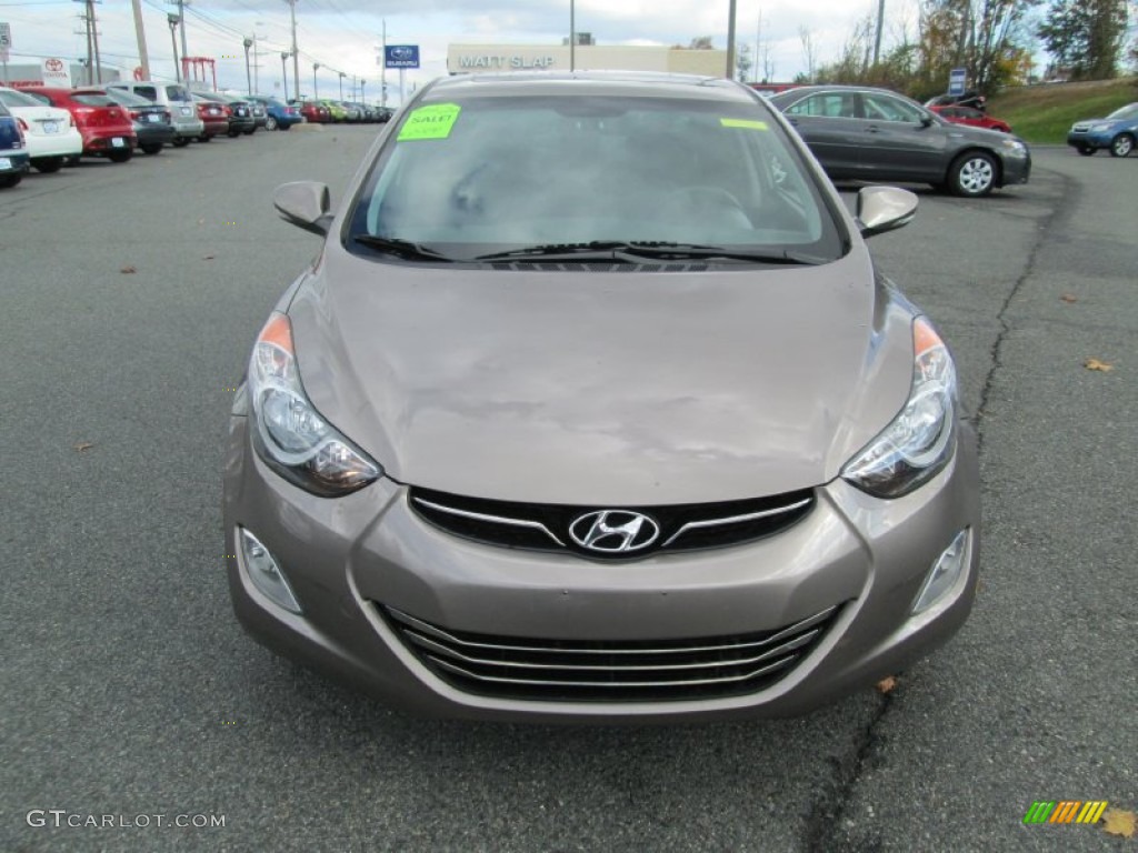 2012 Elantra Limited - Desert Bronze / Black photo #3