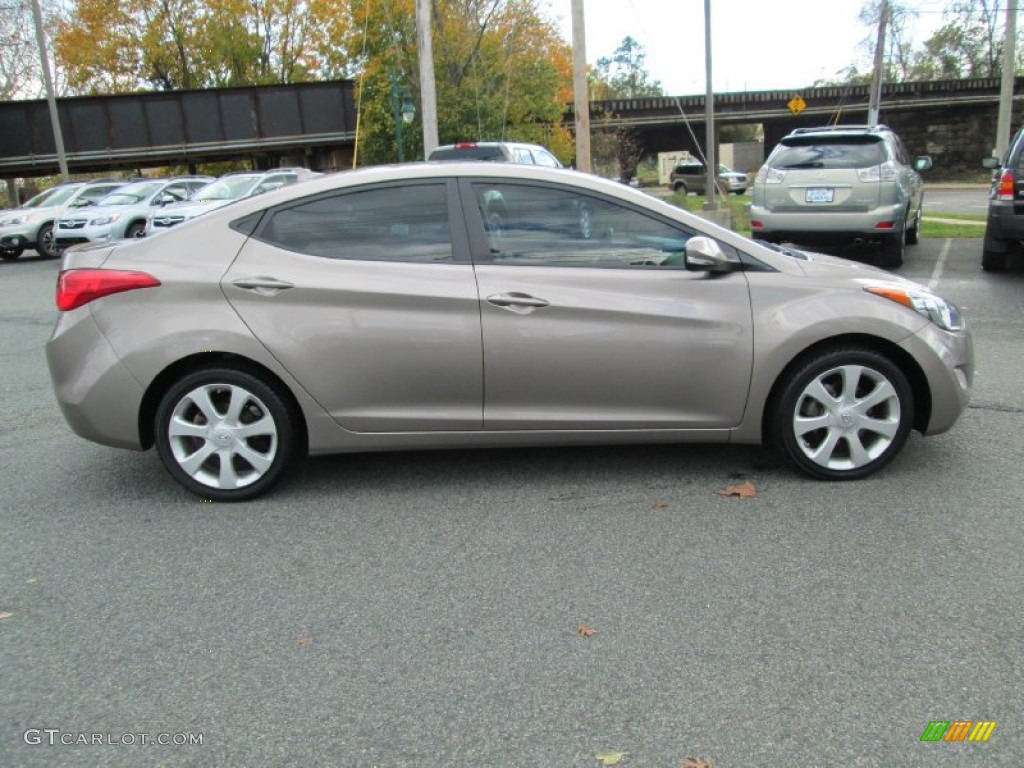 2012 Elantra Limited - Desert Bronze / Black photo #5