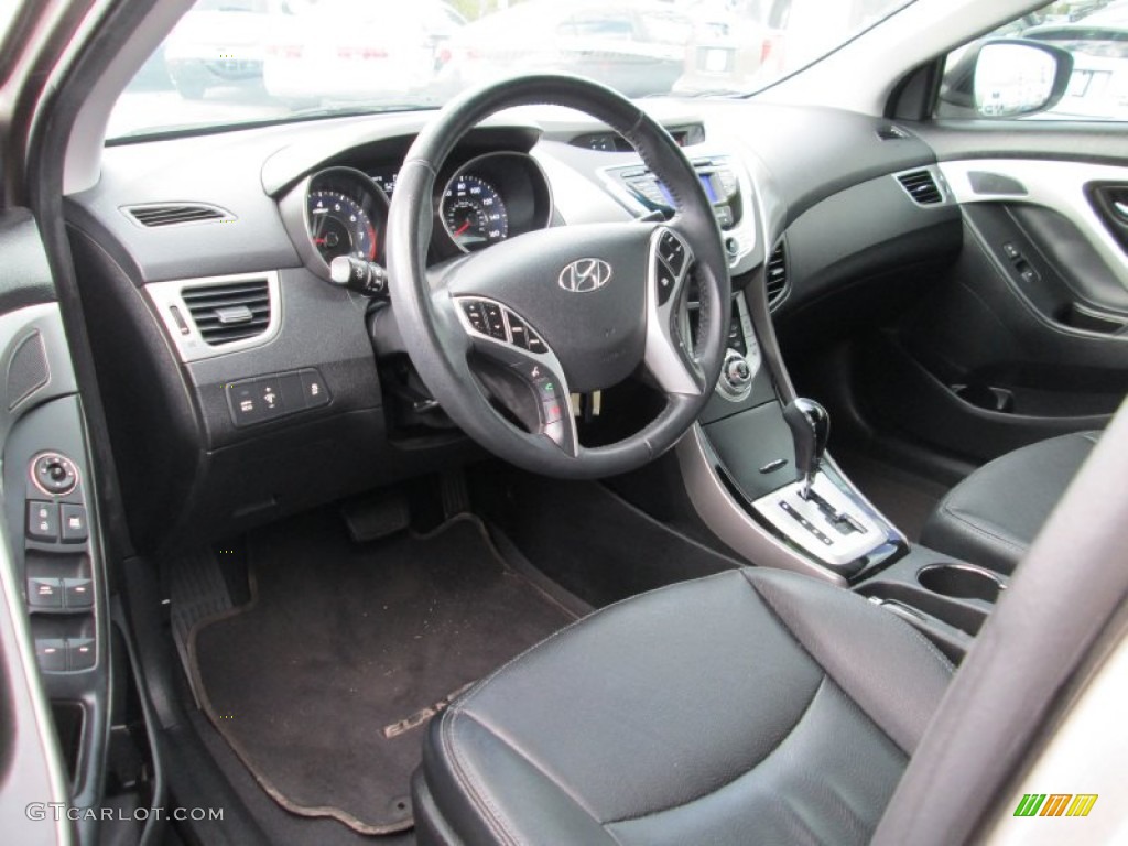 2012 Elantra Limited - Desert Bronze / Black photo #10