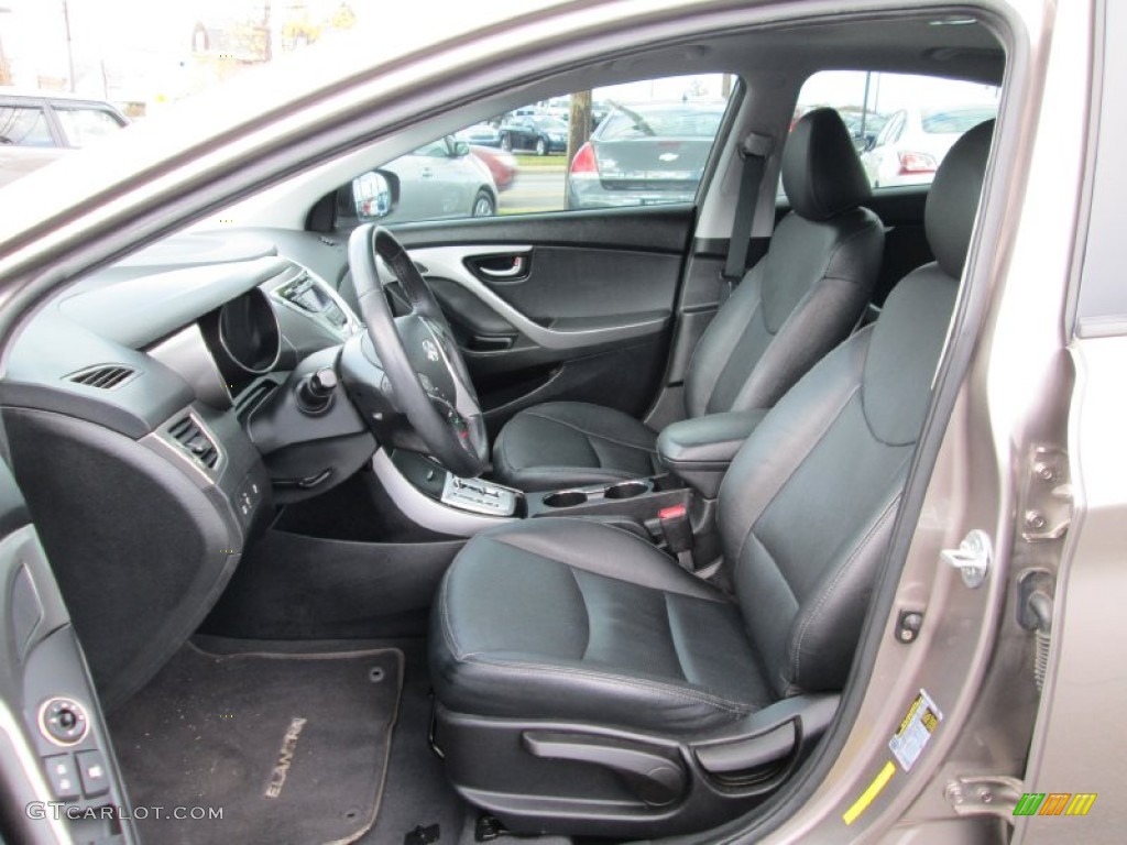 2012 Elantra Limited - Desert Bronze / Black photo #11