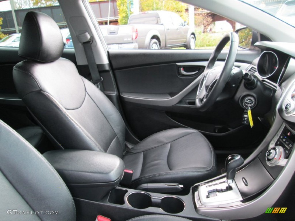 2012 Elantra Limited - Desert Bronze / Black photo #15