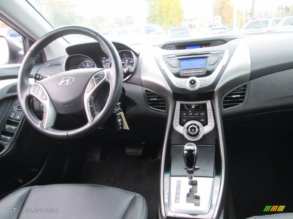 2012 Elantra Limited - Desert Bronze / Black photo #16