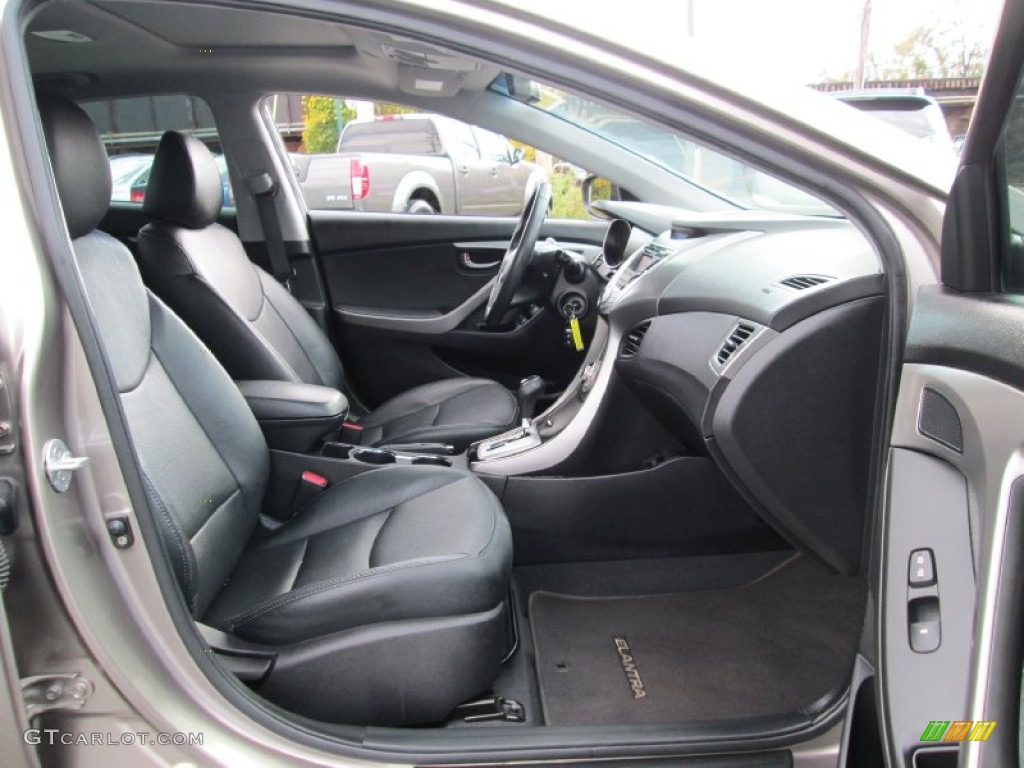 2012 Elantra Limited - Desert Bronze / Black photo #17