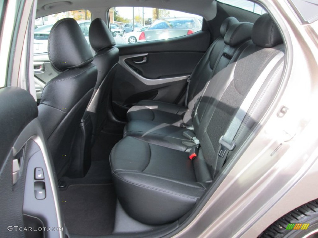 2012 Elantra Limited - Desert Bronze / Black photo #21