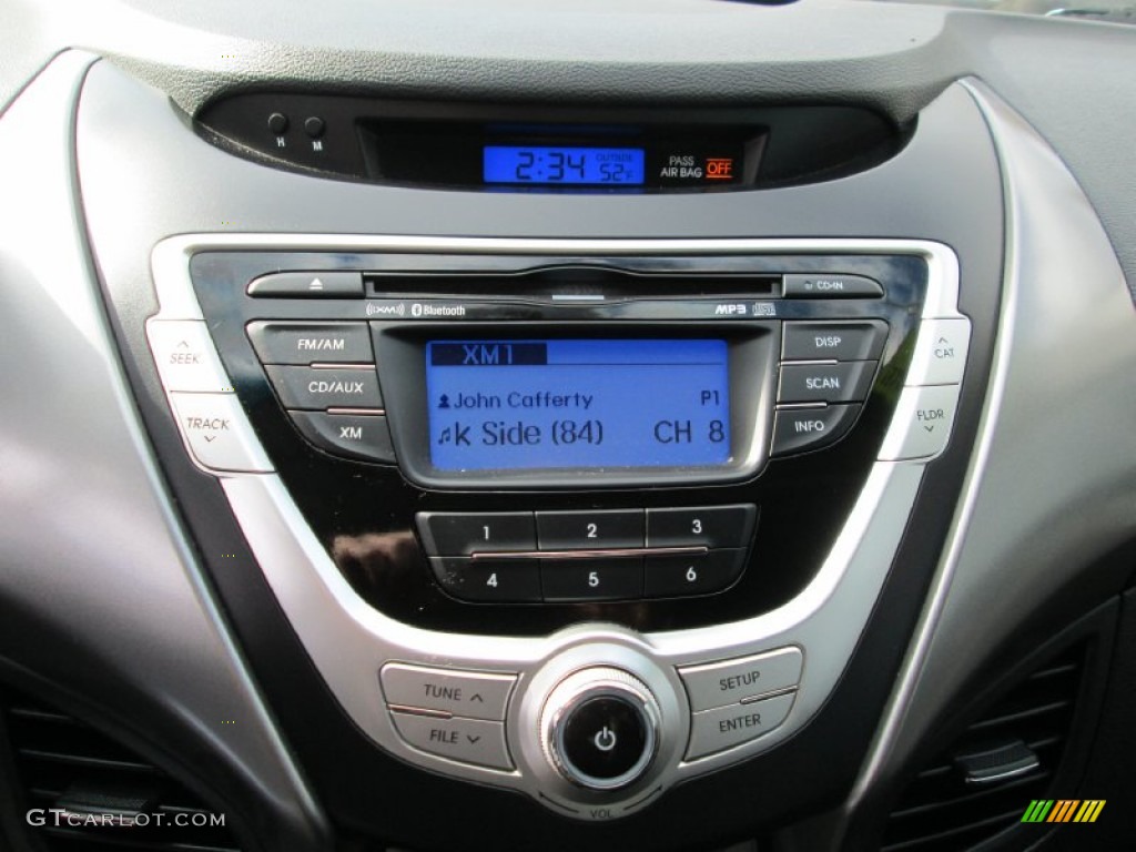 2012 Elantra Limited - Desert Bronze / Black photo #25