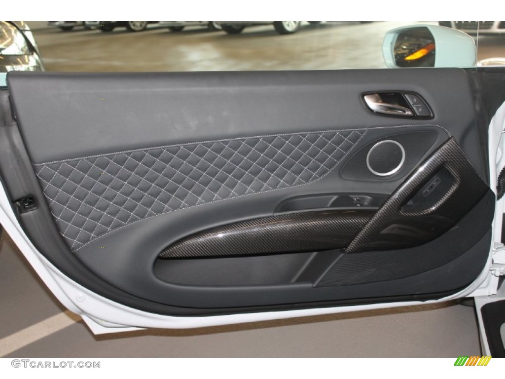 2015 Audi R8 Spyder V10 Black Door Panel Photo #98970274