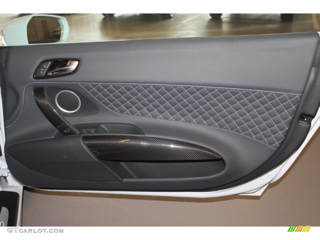 2015 Audi R8 Spyder V10 Black Door Panel Photo #98970337