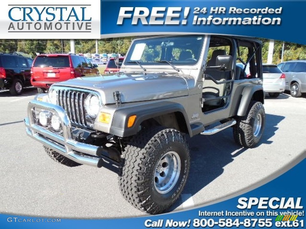 Light Khaki Metallic Jeep Wrangler