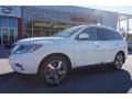 2015 Pearl White Nissan Pathfinder Platinum  photo #1