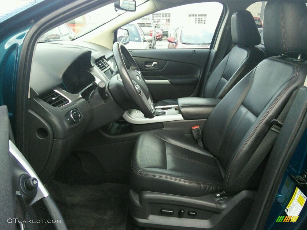 2011 Edge SEL AWD - Mediterranean Blue Metallic / Charcoal Black photo #8