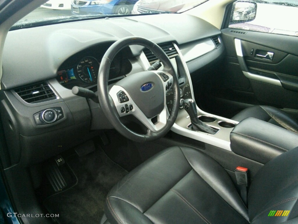 2011 Edge SEL AWD - Mediterranean Blue Metallic / Charcoal Black photo #9