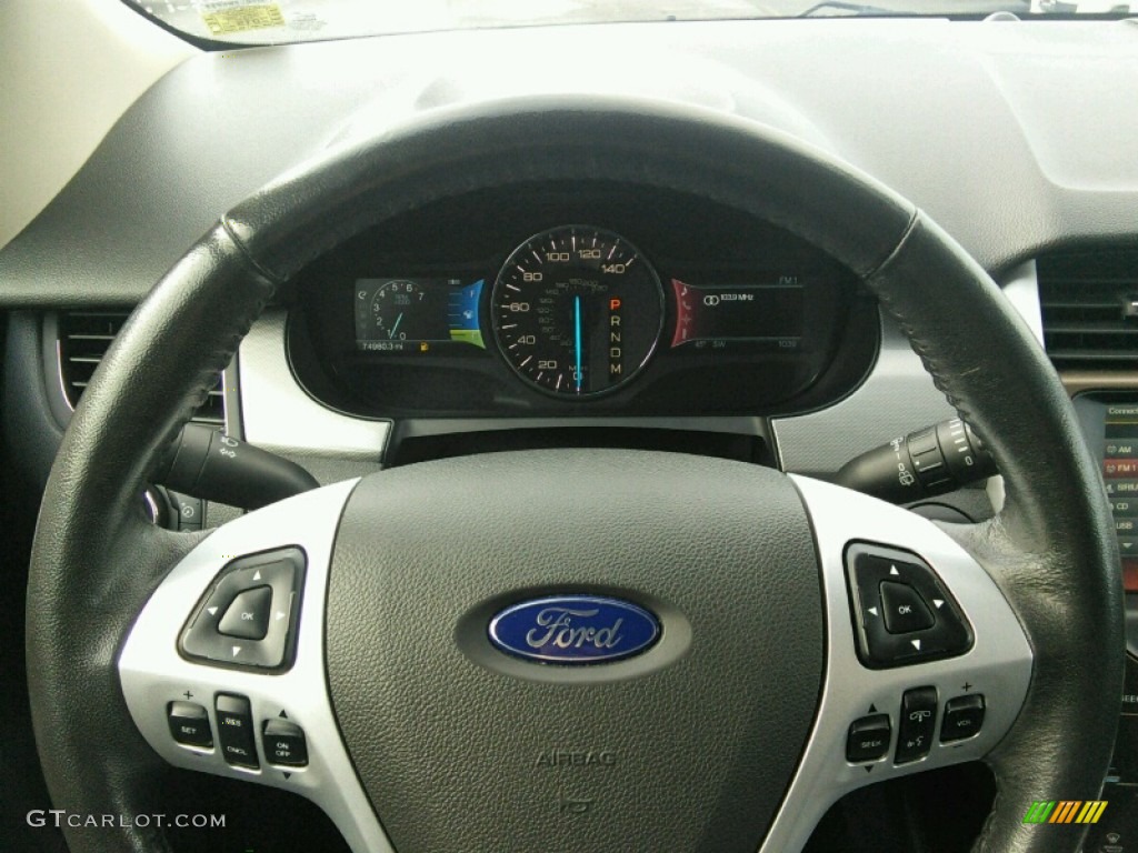 2011 Edge SEL AWD - Mediterranean Blue Metallic / Charcoal Black photo #10