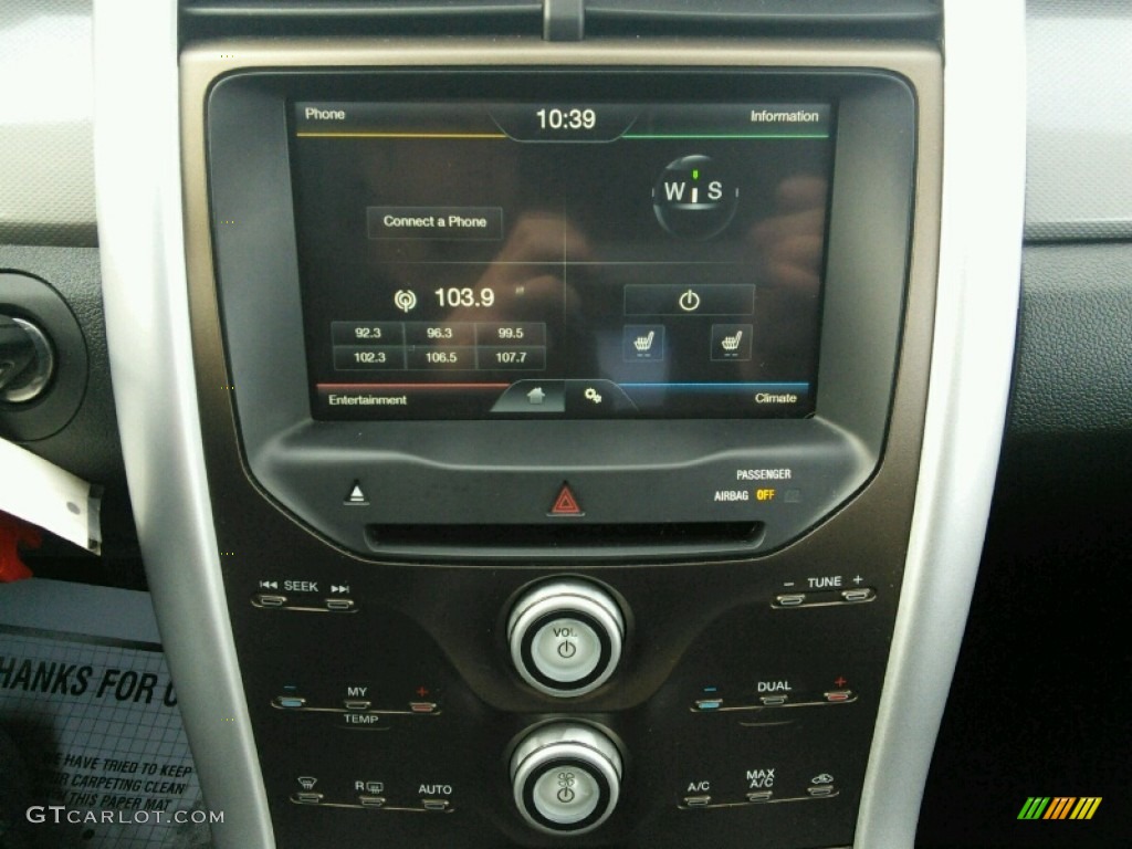 2011 Edge SEL AWD - Mediterranean Blue Metallic / Charcoal Black photo #11
