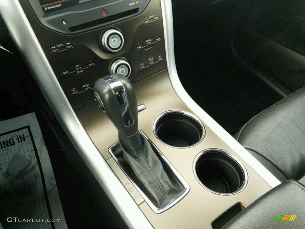2011 Edge SEL AWD - Mediterranean Blue Metallic / Charcoal Black photo #12
