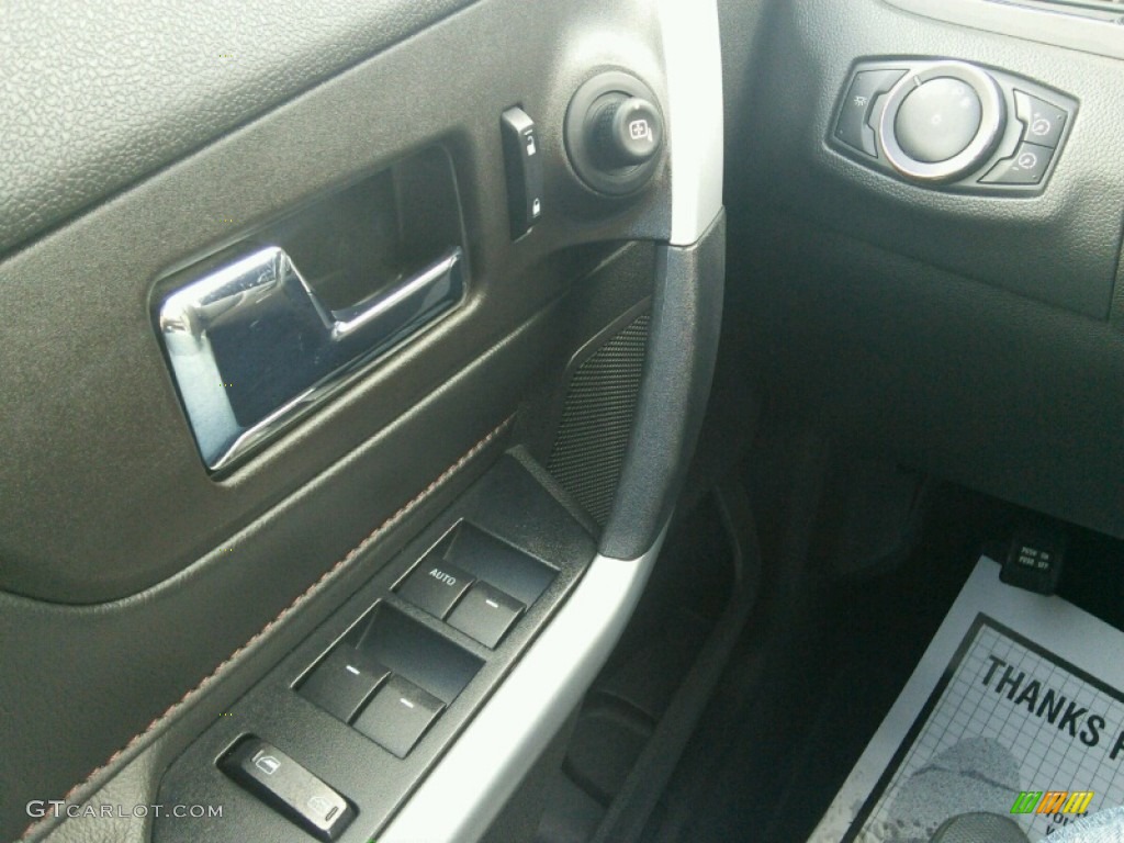 2011 Edge SEL AWD - Mediterranean Blue Metallic / Charcoal Black photo #13