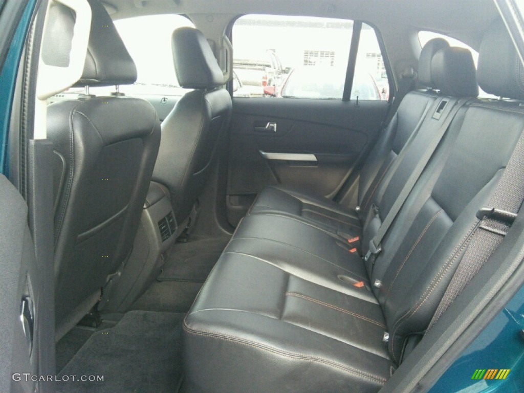 2011 Edge SEL AWD - Mediterranean Blue Metallic / Charcoal Black photo #15