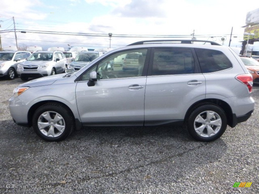 2015 Forester 2.5i Limited - Ice Silver Metallic / Gray photo #6