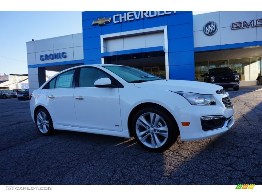 2015 Cruze LTZ - Summit White / Cocoa/Light Neutral photo #1