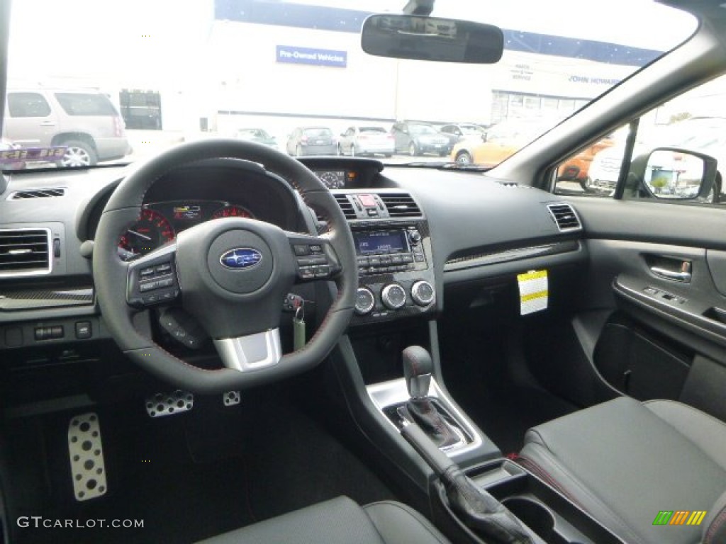 Carbon Black Interior 2015 Subaru WRX Limited Photo #98980405
