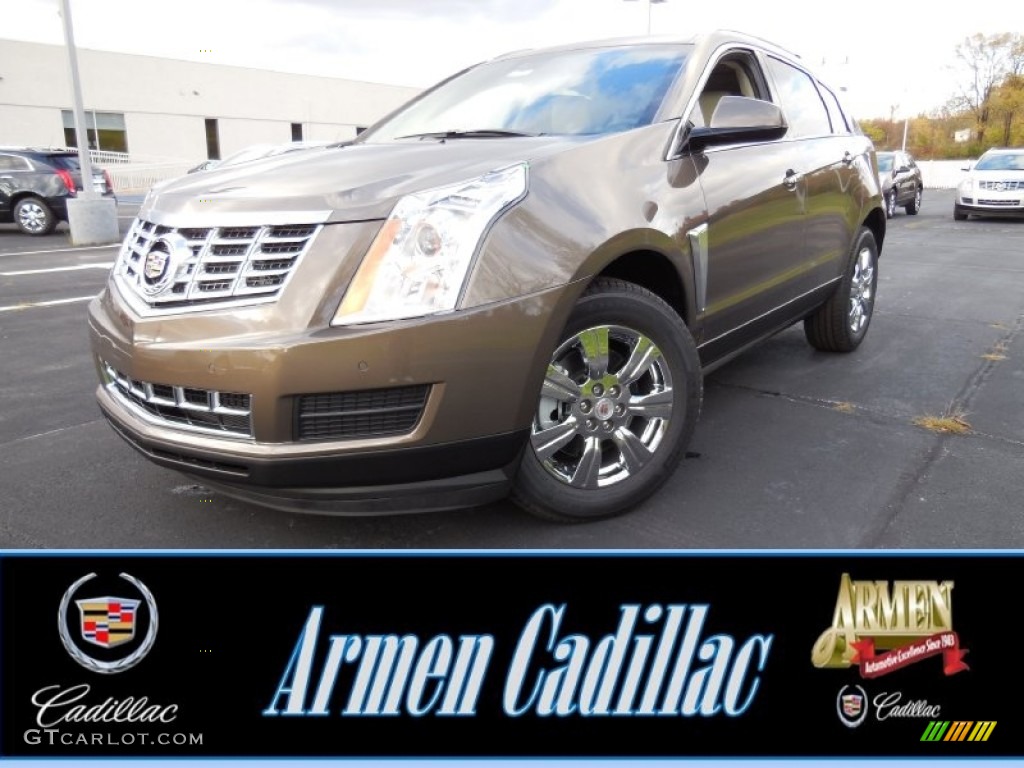 2015 SRX Luxury - Terra Mocha Metallic / Shale/Brownstone photo #1