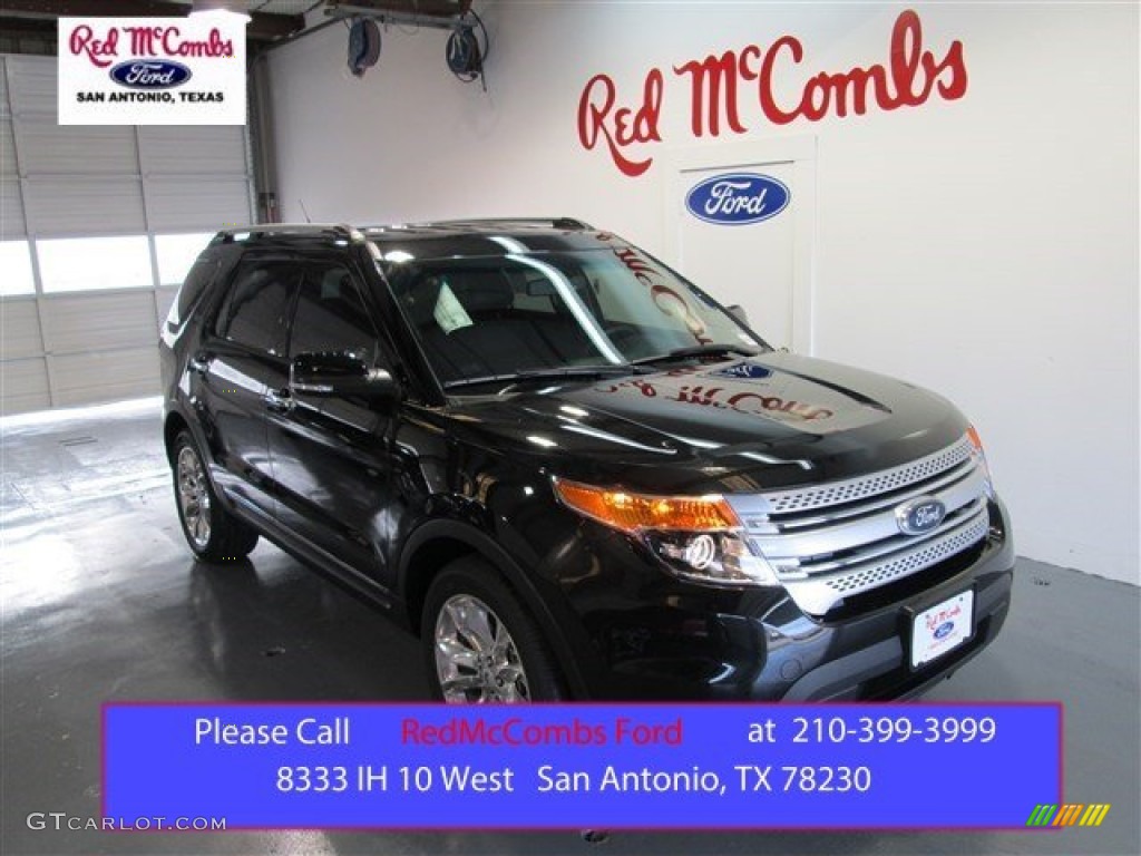 2015 Explorer XLT - Tuxedo Black / Charcoal Black photo #1
