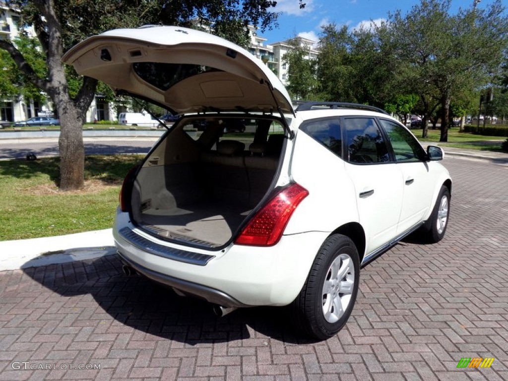 2006 Murano SL - Glacier Pearl / Cafe Latte photo #23