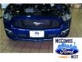 2015 Deep Impact Blue Metallic Ford Mustang EcoBoost Coupe  photo #13
