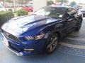 2015 Deep Impact Blue Metallic Ford Mustang EcoBoost Coupe  photo #24
