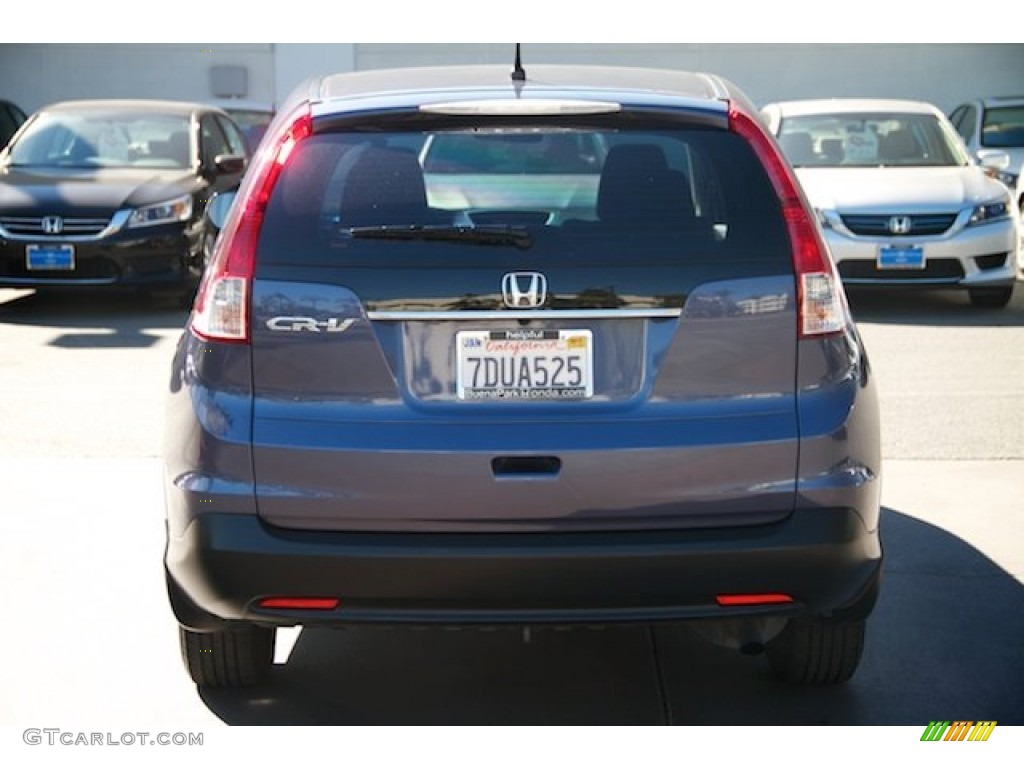 2012 CR-V LX - Twilight Blue Metallic / Gray photo #10