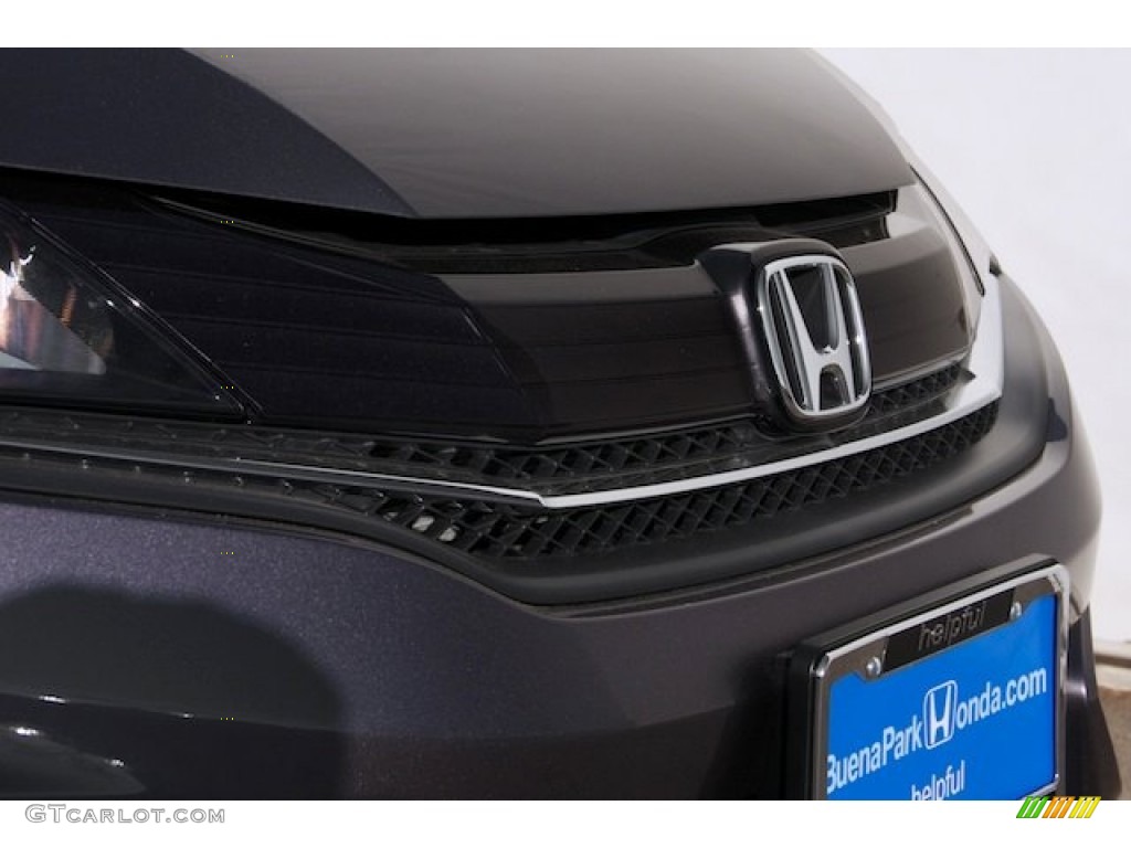2015 Civic EX Coupe - Modern Steel Metallic / Black photo #6