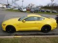2015 Triple Yellow Tricoat Ford Mustang GT Premium Coupe  photo #6
