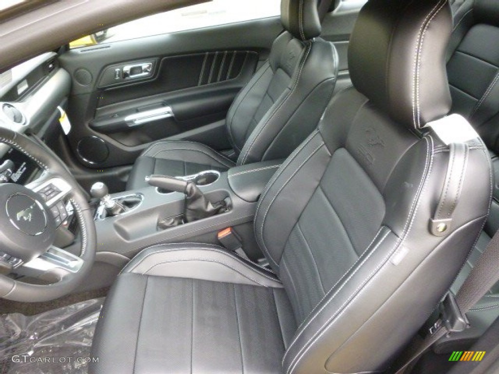 50 Years Raven Black Interior 2015 Ford Mustang Gt Premium