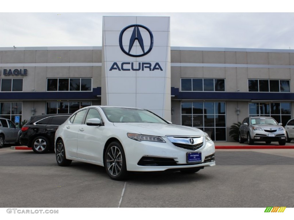 2015 TLX 3.5 Technology SH-AWD - Bellanova White Pearl / Graystone photo #1