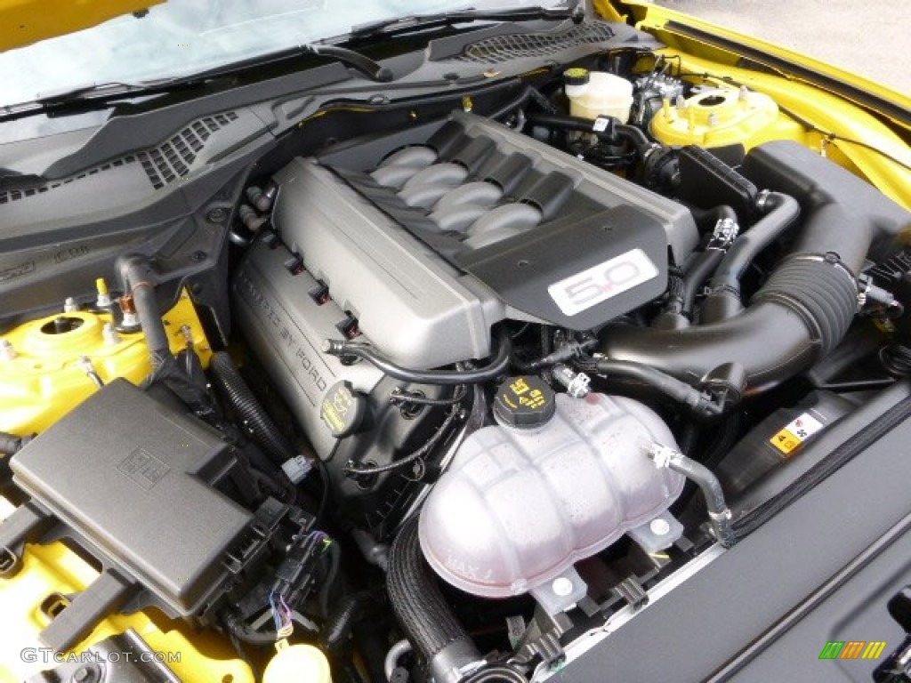 2015 Ford Mustang GT Premium Coupe 5.0 Liter DOHC 32-Valve Ti-VCT V8 Engine Photo #98990796