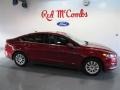 2015 Ruby Red Metallic Ford Fusion S  photo #7