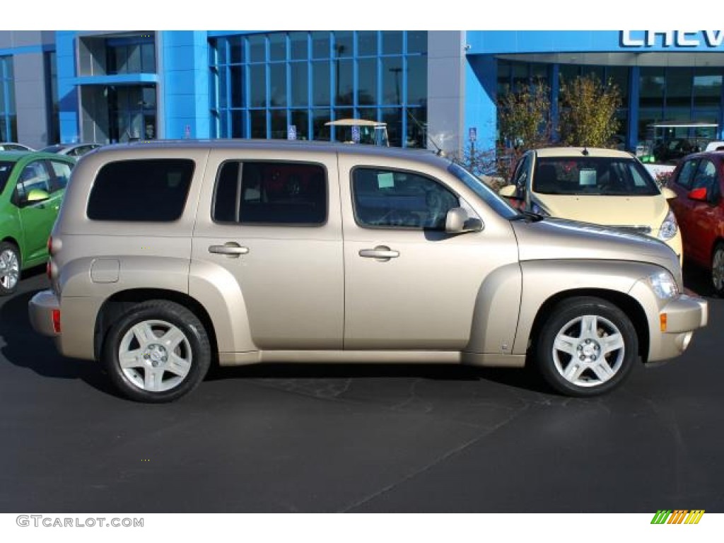 2008 HHR LT - Sandstone Metallic / Ebony Black photo #1