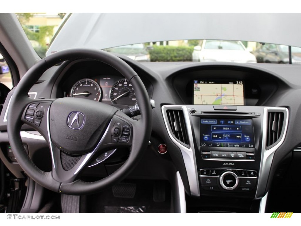 2015 Acura TLX 3.5 Advance SH-AWD Ebony Dashboard Photo #98992197