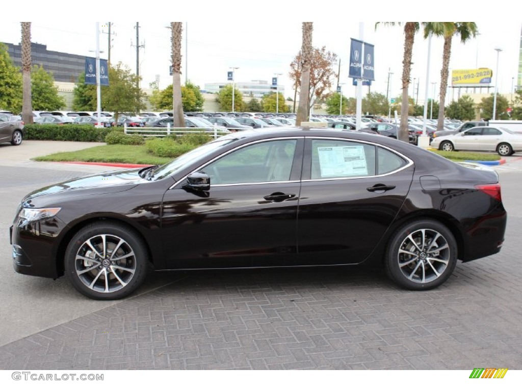 Black Copper Pearl 2015 Acura TLX 3.5 Technology SH-AWD Exterior Photo #98992704