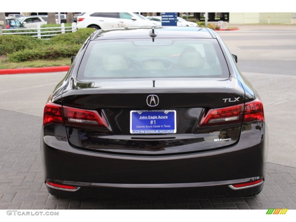 2015 TLX 3.5 Technology SH-AWD - Black Copper Pearl / Parchment photo #6