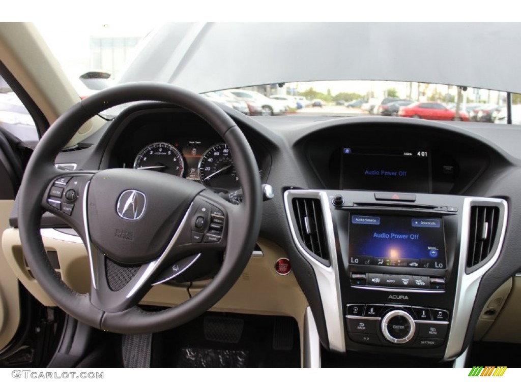 2015 Acura TLX 3.5 Technology SH-AWD Parchment Dashboard Photo #98993091