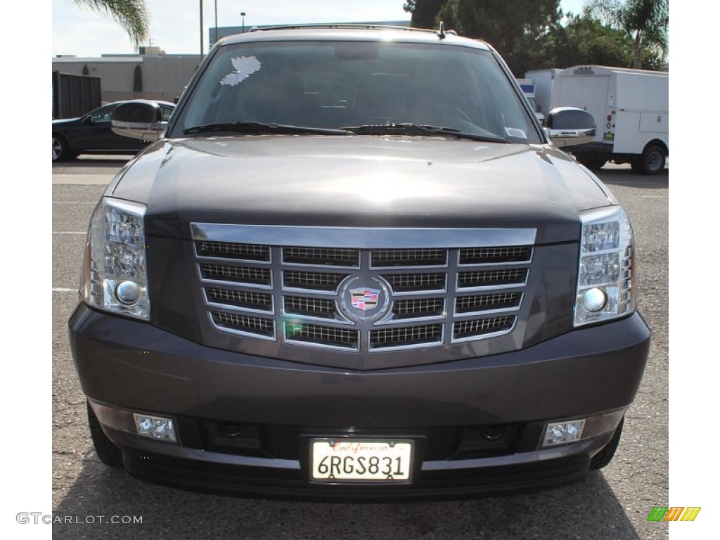 2011 Escalade Luxury - Galaxy Gray Metallic / Ebony/Ebony photo #9