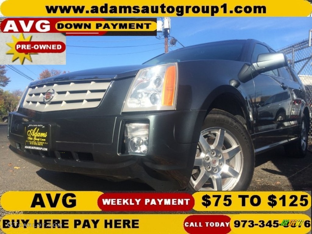 2008 SRX 4 V6 AWD - Thunder Gray ChromaFlair / Ebony/Ebony photo #1