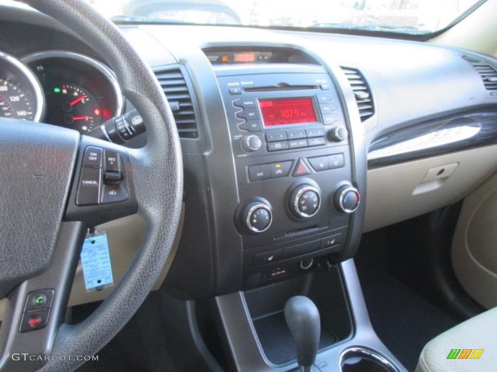 2011 Sorento LX V6 AWD - Dark Cherry / Beige photo #37