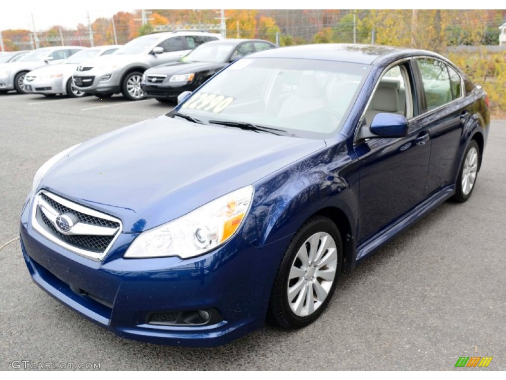 Azurite Blue Metallic 2010 Subaru Legacy 2.5i Limited Sedan Exterior Photo #99001650