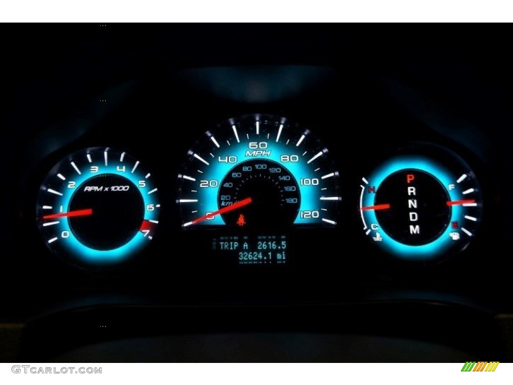2012 Ford Fusion SEL V6 AWD Gauges Photo #99003145