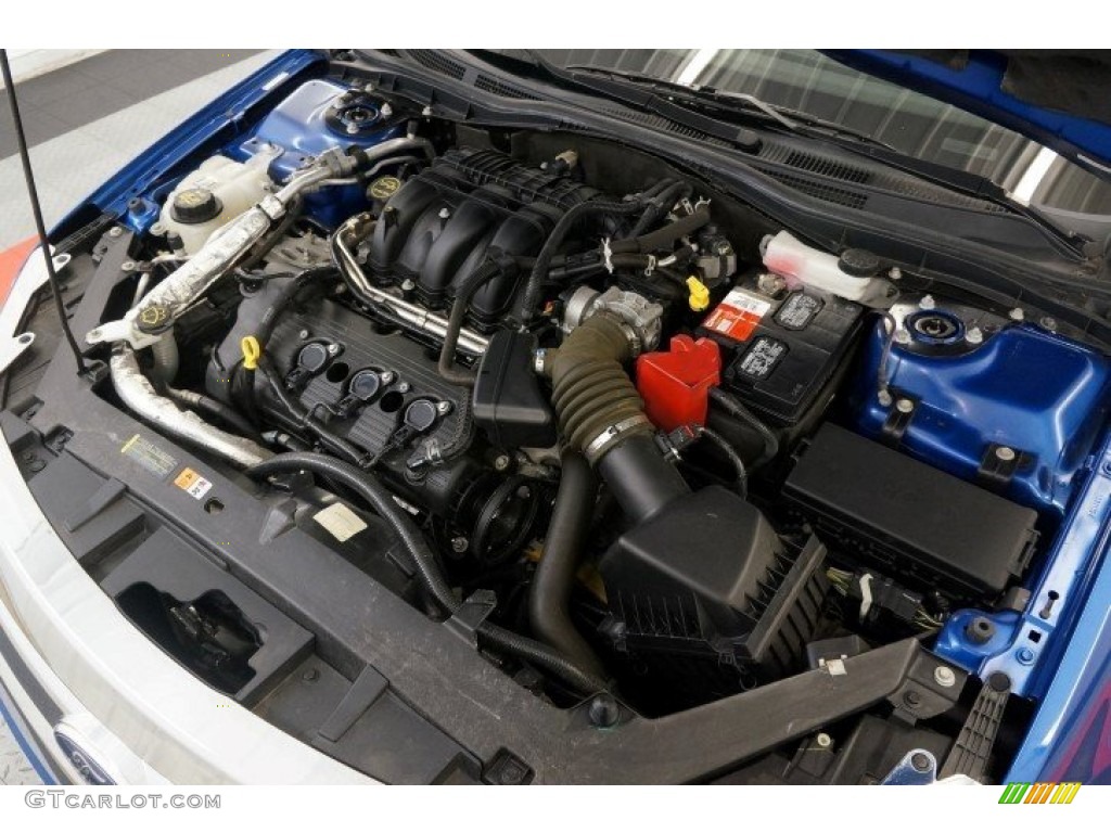 2012 Fusion SEL V6 AWD - Blue Flame Metallic / Charcoal Black photo #35