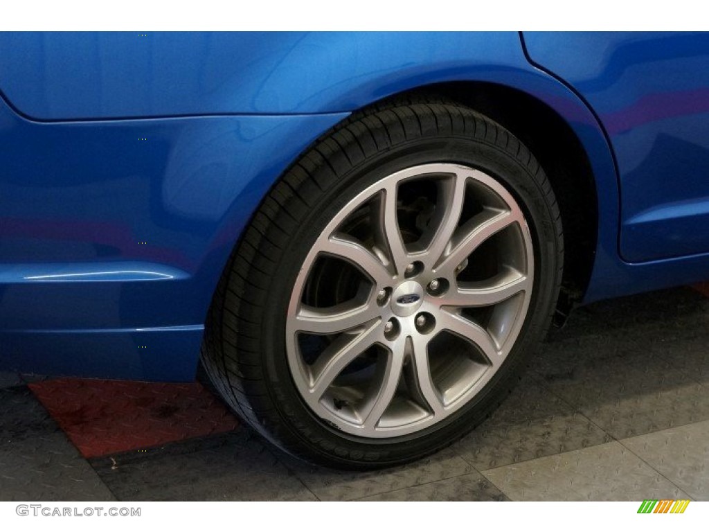 2012 Fusion SEL V6 AWD - Blue Flame Metallic / Charcoal Black photo #46